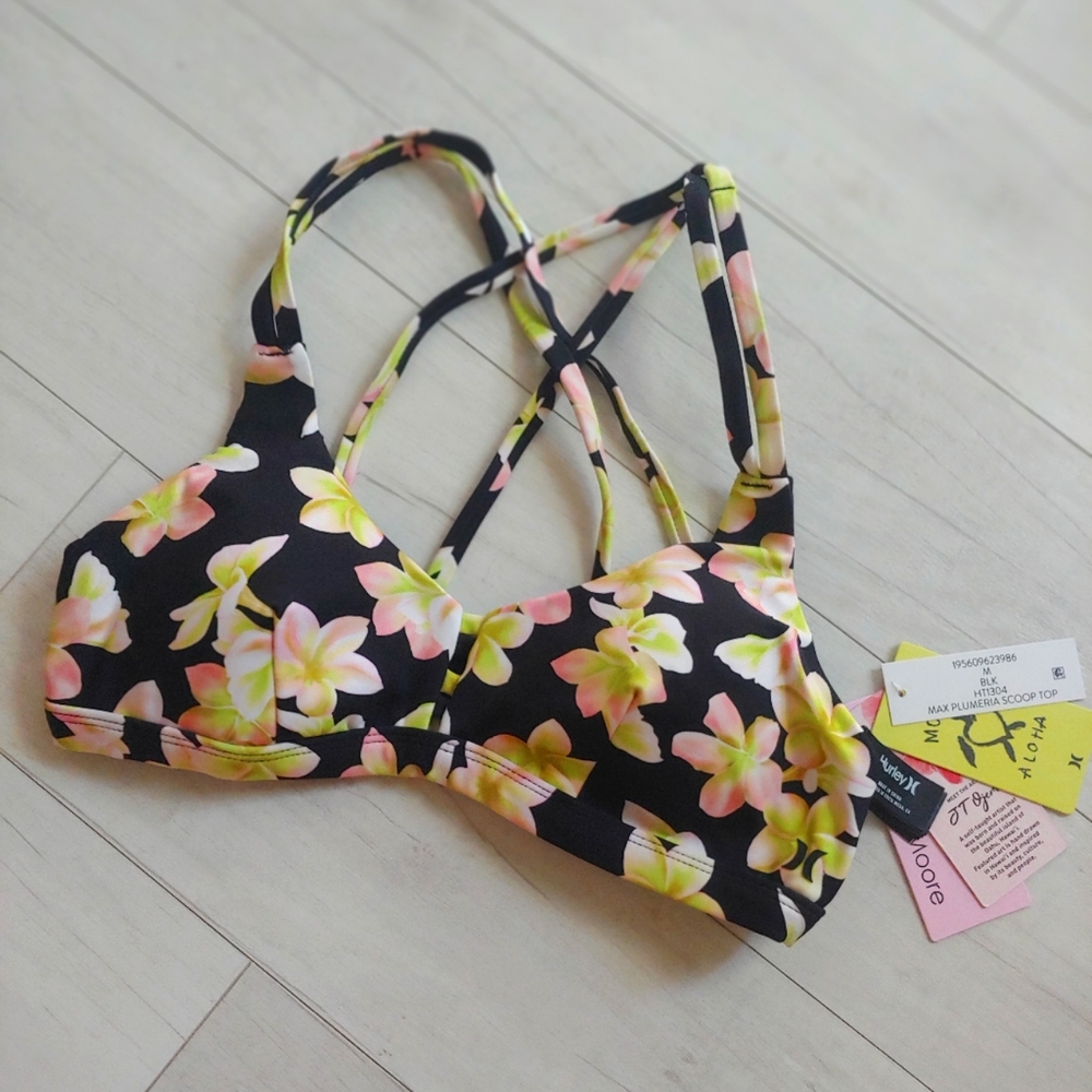 HURLEY x Carissa MOORE Max Scoop Bikini Top